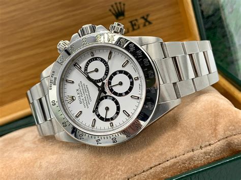 rolex daytona 16520 stainless steel zenith cosmograph replica|rolex zenith 16520 price.